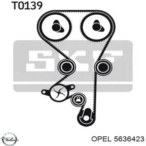Ролик ременя ГРМ, паразитний Opel 5636423 ціна, від 11.35 USD