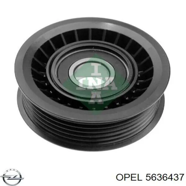 Купити 5636437 Opel Ролик приводного ременя, паразитний