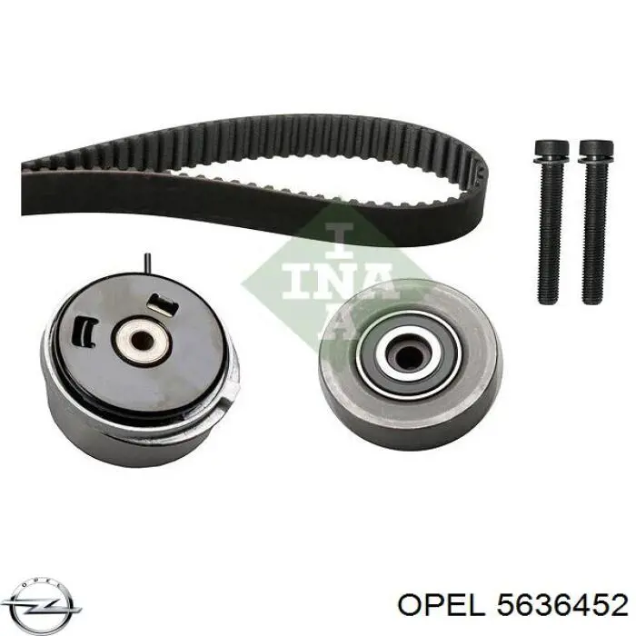 Зубчастий ремінь Opel 5636452 ціна, від 29.00 USD