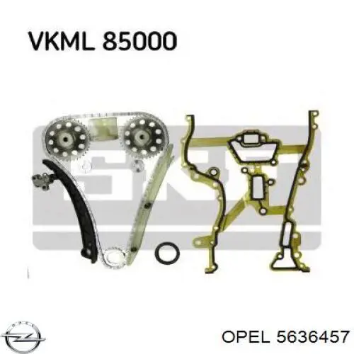 5636457 Opel натягувач ланцюга грм