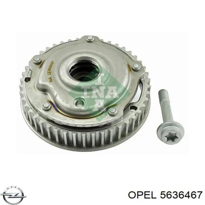 5636467 Opel зірка-шестерня розподільного валу двигуна,випускного