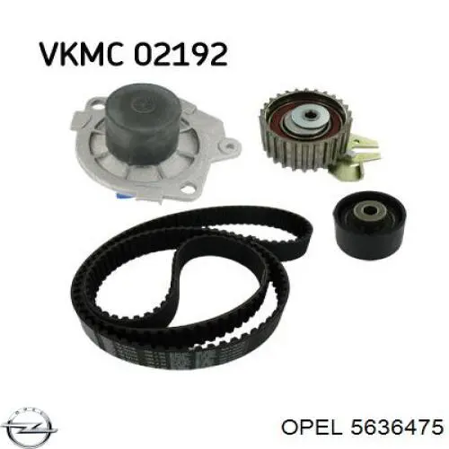 5636475 Opel Ролик натягувач