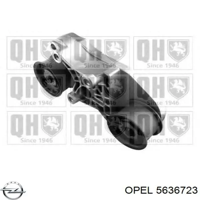 Натягувач ременя ГРМ Opel 5636723 ціна, від 337.10 USD