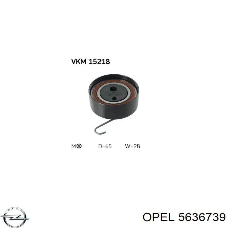 Купити 5636739 Opel Натяжний ролик