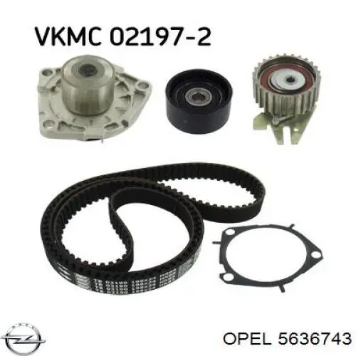 Ролик ременя ГРМ, паразитний Opel 5636743 ціна, від 13.11 USD