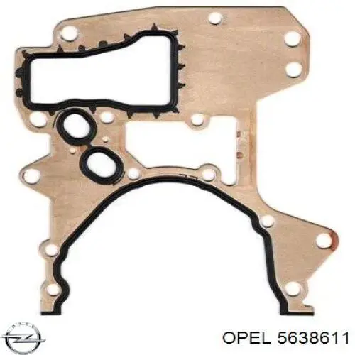 5638611 Opel прокладка передньої кришки двигуна