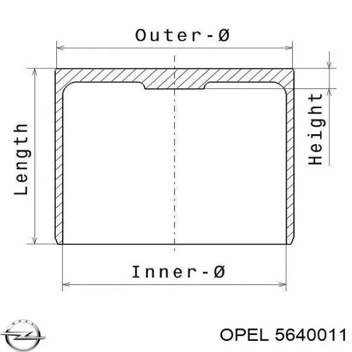 Купити 5640011 Opel Штовхач клапанів двигуна