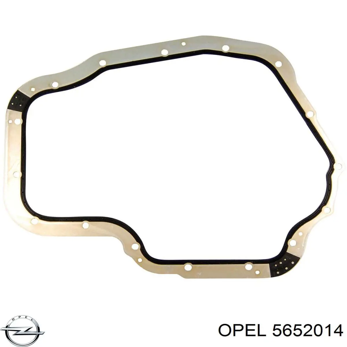 5652014 Opel Прокладка піддону картера двигуна, нижня