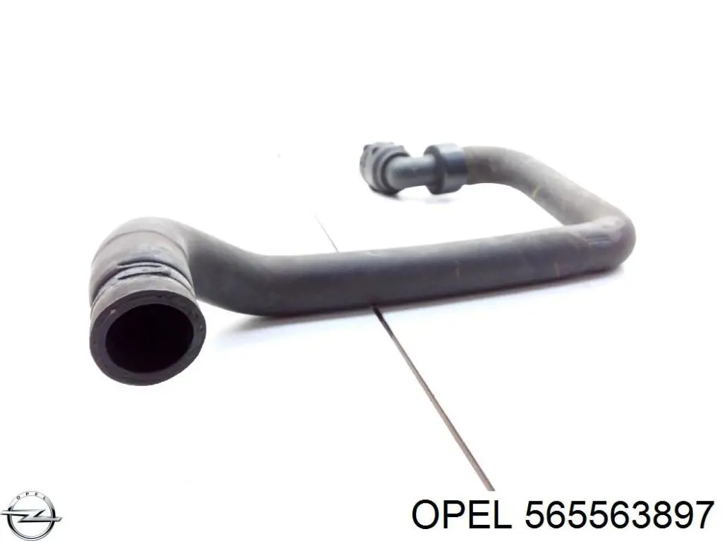 565563897 Opel Шланг/патрубок водяного насосу, приймальний