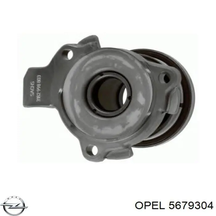 5679304 Opel робочий циліндр зчеплення в зборі з витискним підшипником