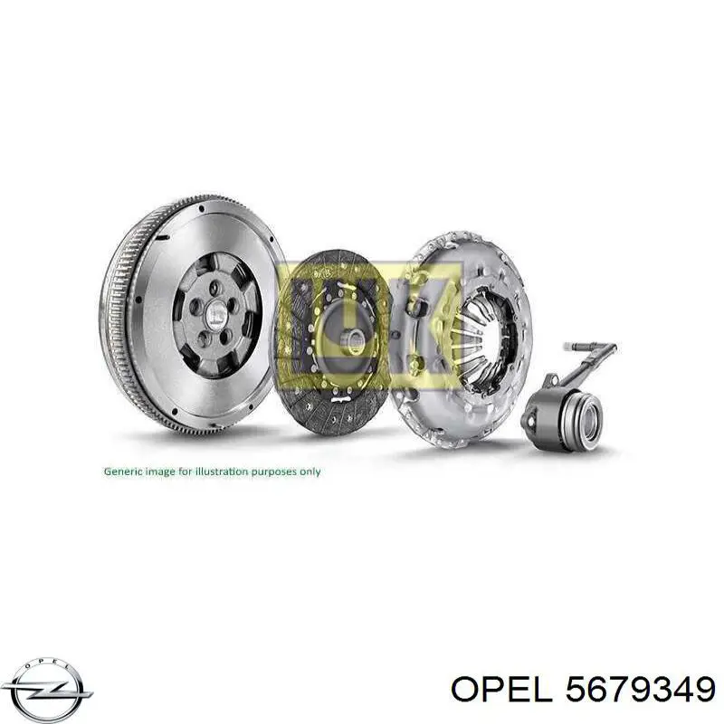 Робочий циліндр зчеплення в зборі з витискним підшипником Opel 5679349 ціна, від 53.44 USD