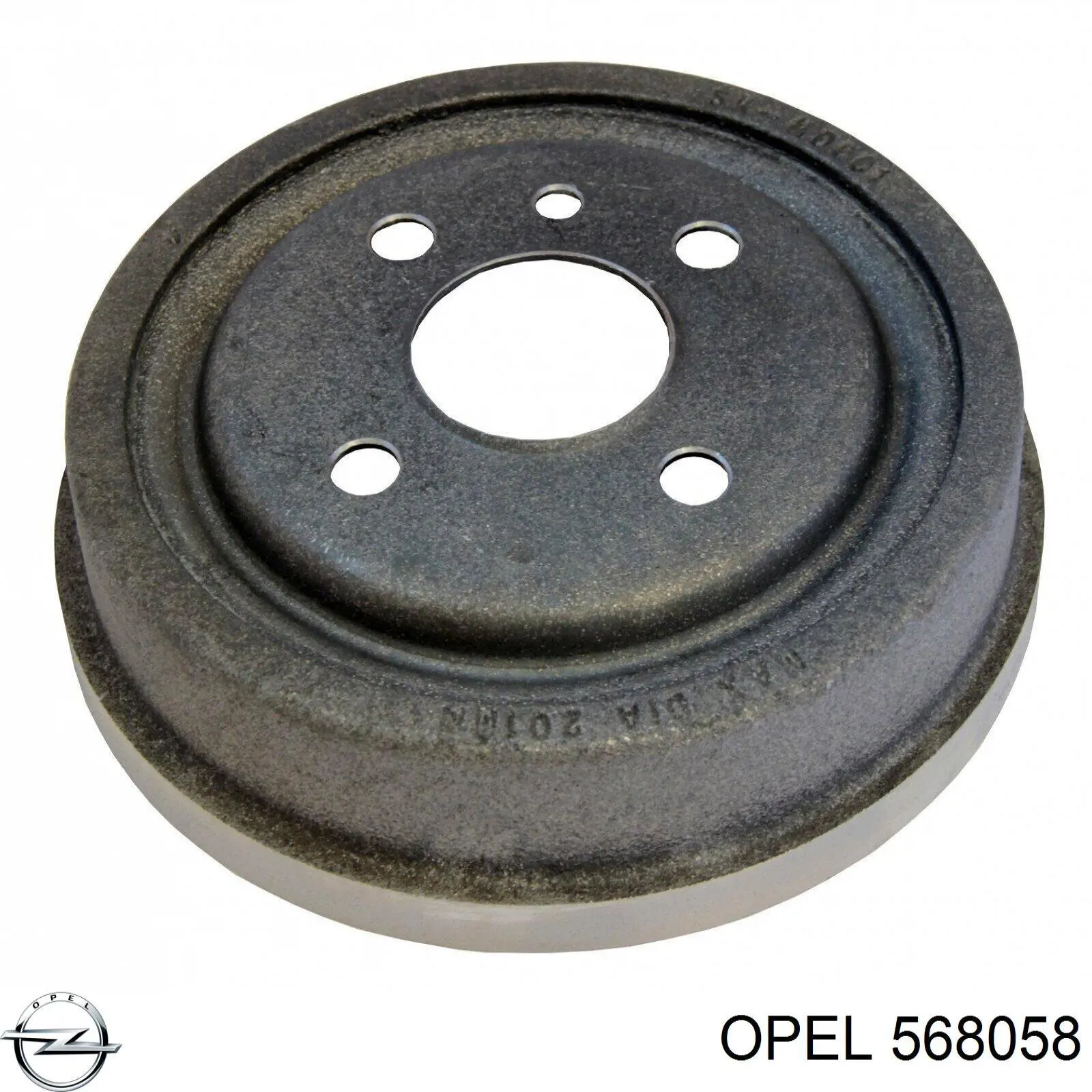 Барабан гальмівний задній 568058 Opel