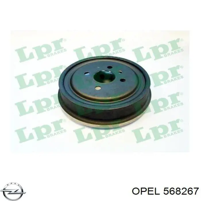 Купити 568267 Opel Барабан гальмівний задній