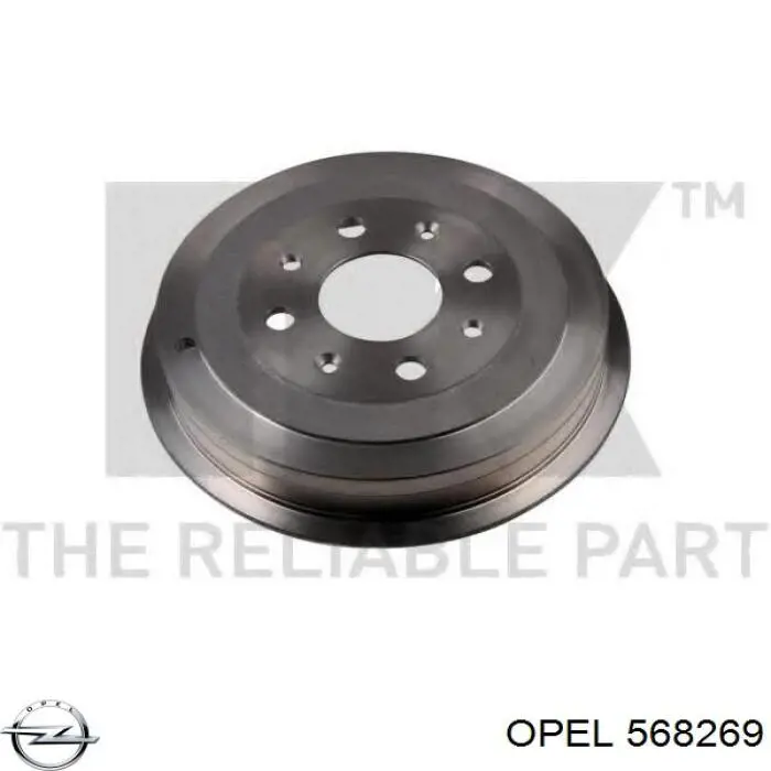 568269 Opel Барабан гальмівний задній
