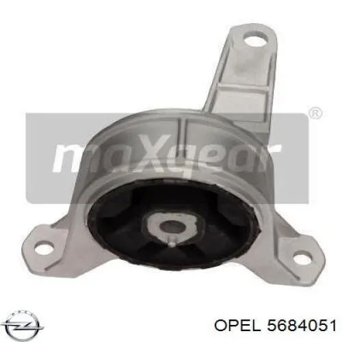 Подушка (опора) двигуна, права 5684051 Opel