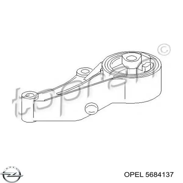 Купити 5684137 Opel Подушка двигуна передня