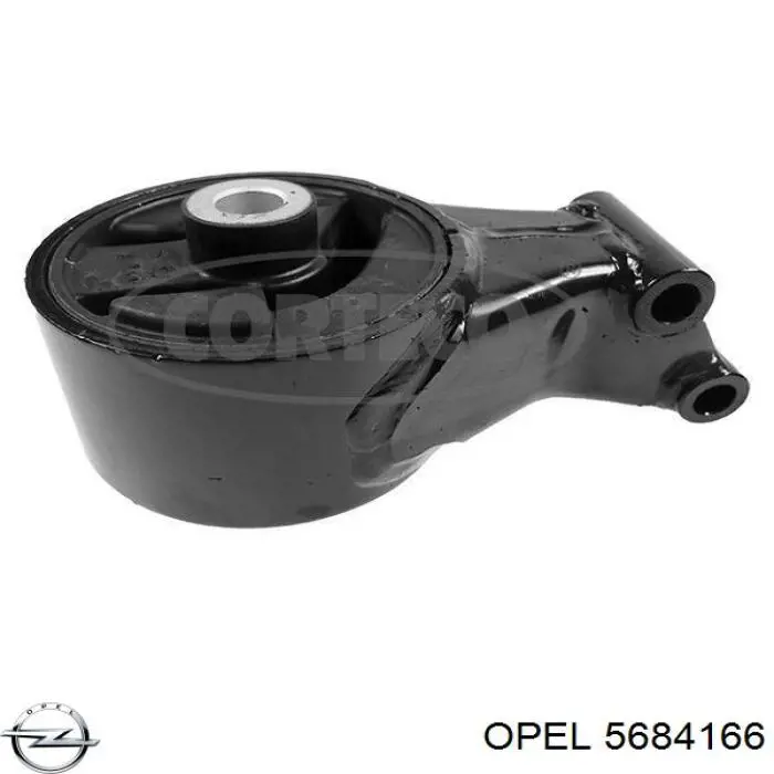 5684166 Opel Задня подушка двигуна