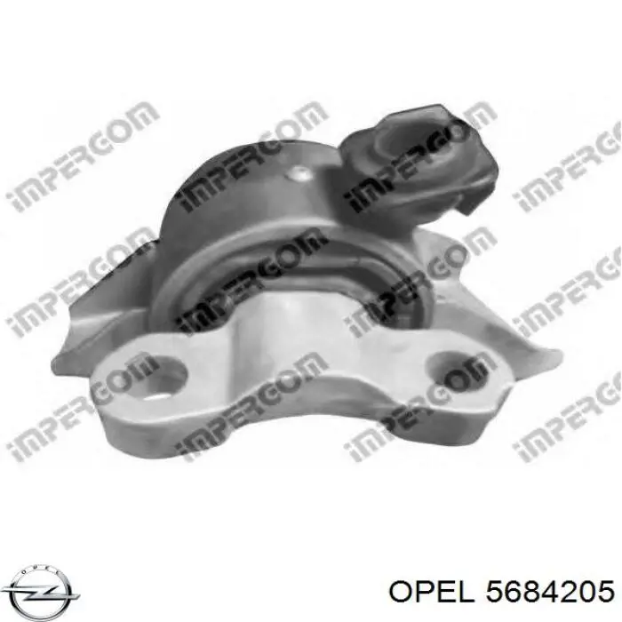 Подушка коробки передач 13234039 Opel