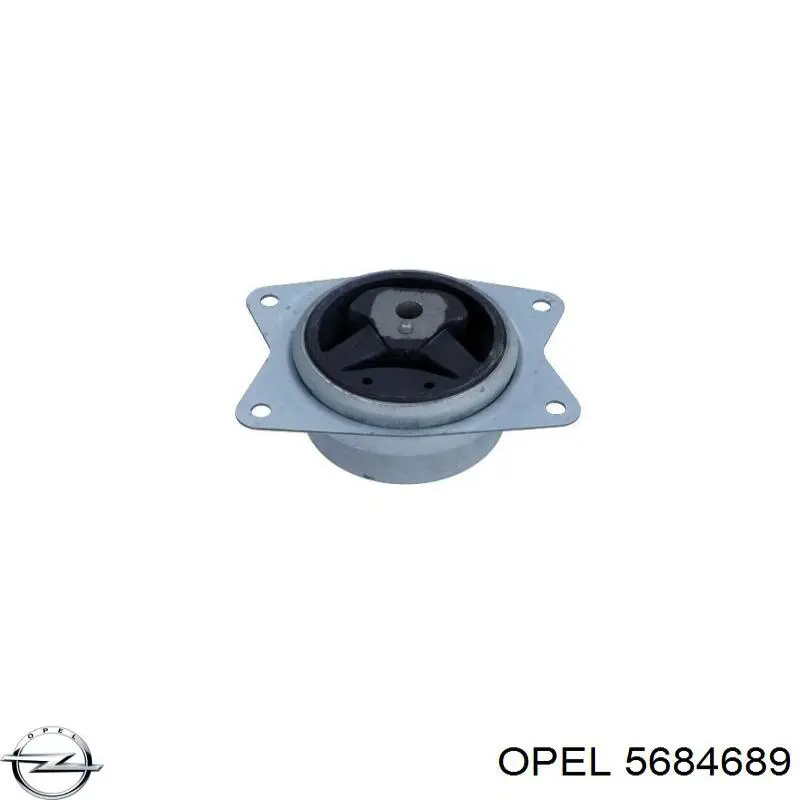 Подушка (опора) двигуна, ліва 5684689 Opel
