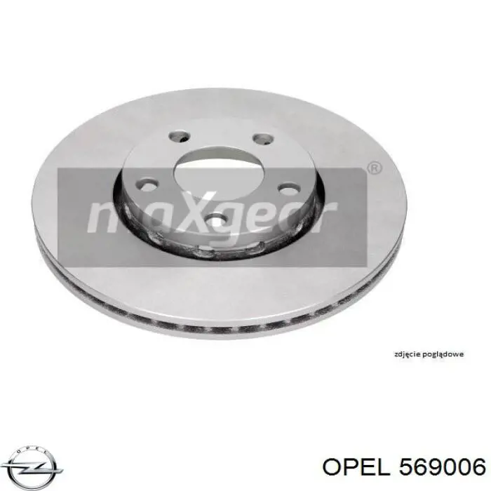 Купити 569006 Opel Ротор гальмівний