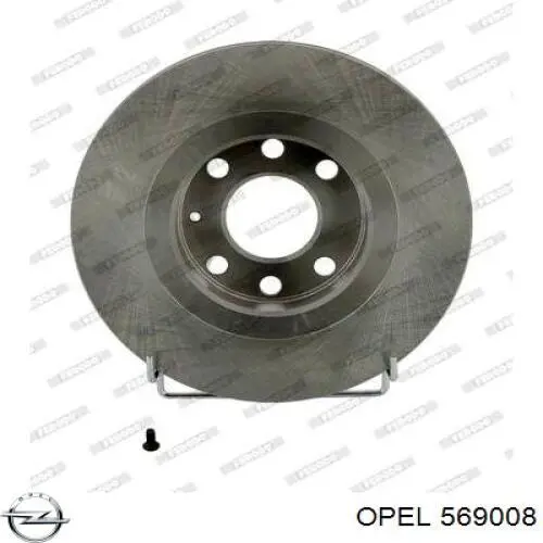 Купити 569008 Opel Ротор гальмівний