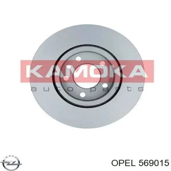 Диск переднього гальма Opel 569015 ціна, від 43.69 USD