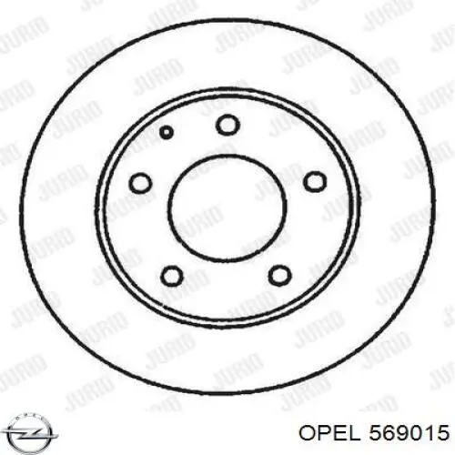 Купити 569015 Opel Ротор гальмівний