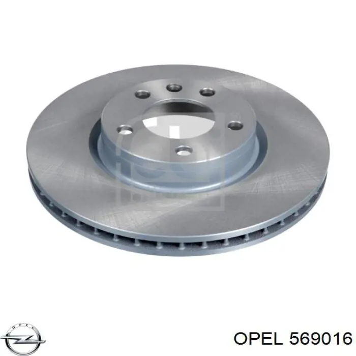 Диск гальмівний передній Opel 569016