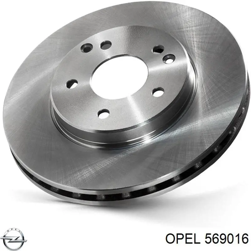 Диск переднього гальма Opel 569016 ціна, від 48.56 USD