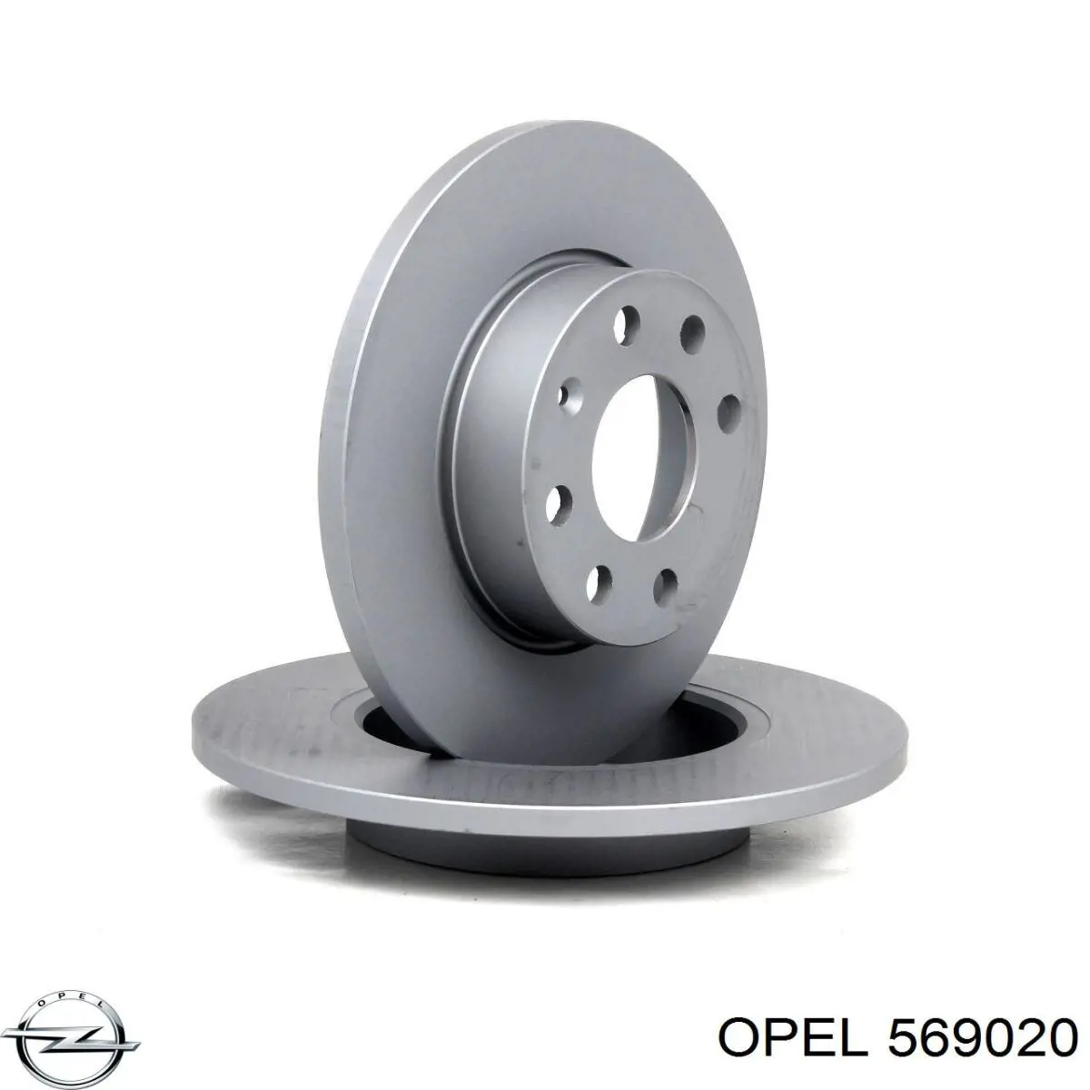 569020 Opel диск гальмівний передній