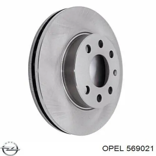 Диск переднього гальма Opel 569021 ціна, від 29.22 USD