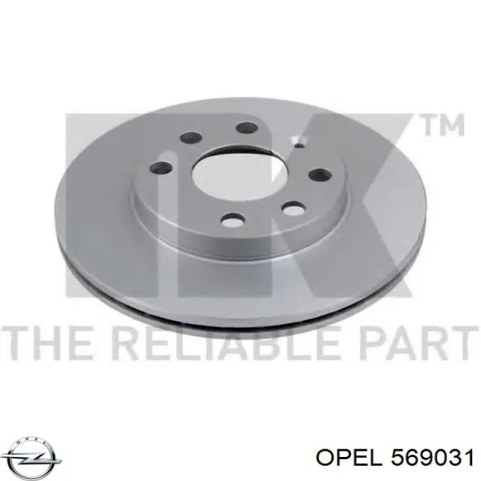 Купити 569031 Opel Ротор гальмівний