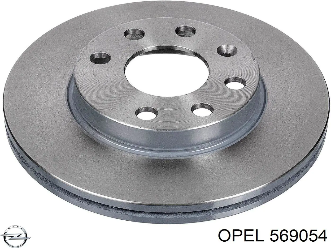 569054 Opel диск гальмівний передній