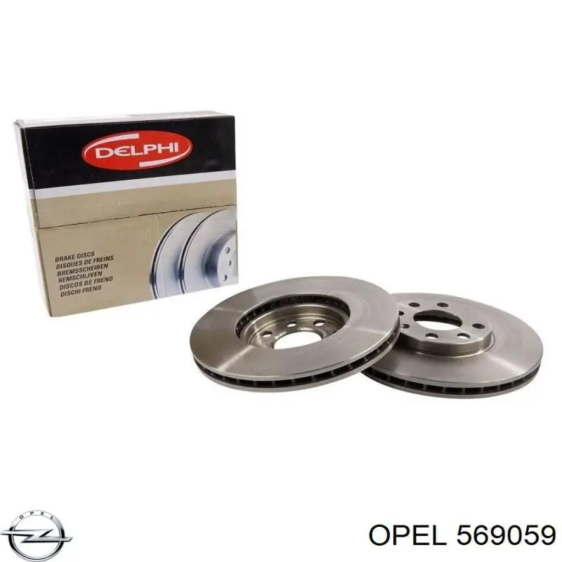 Купити 569059 Opel Ротор гальмівний