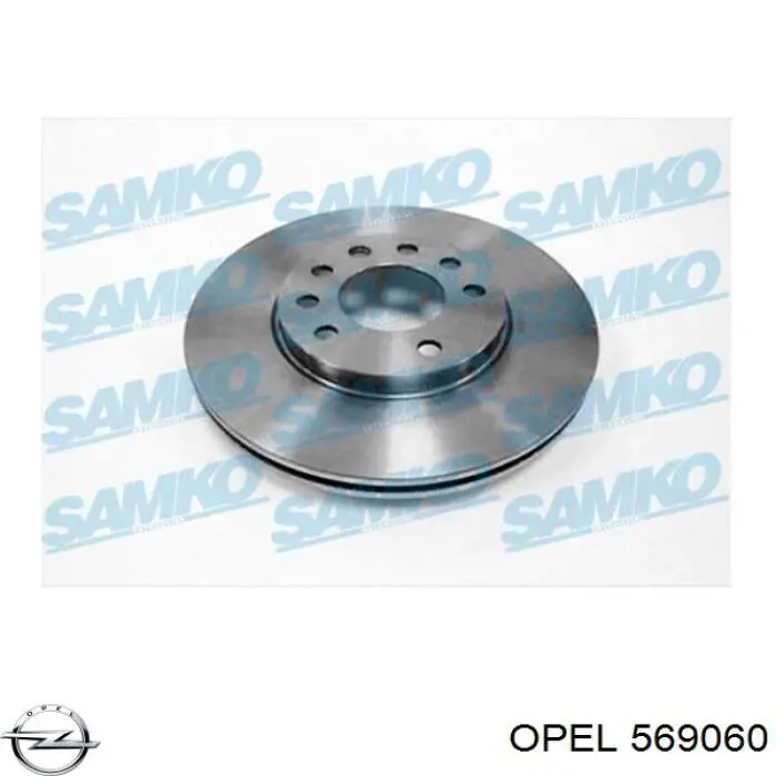 Купити 569060 Opel Ротор гальмівний