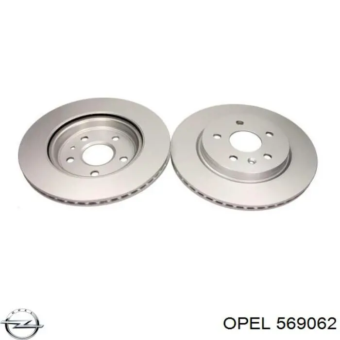 Диск гальмівний задній Opel 569062