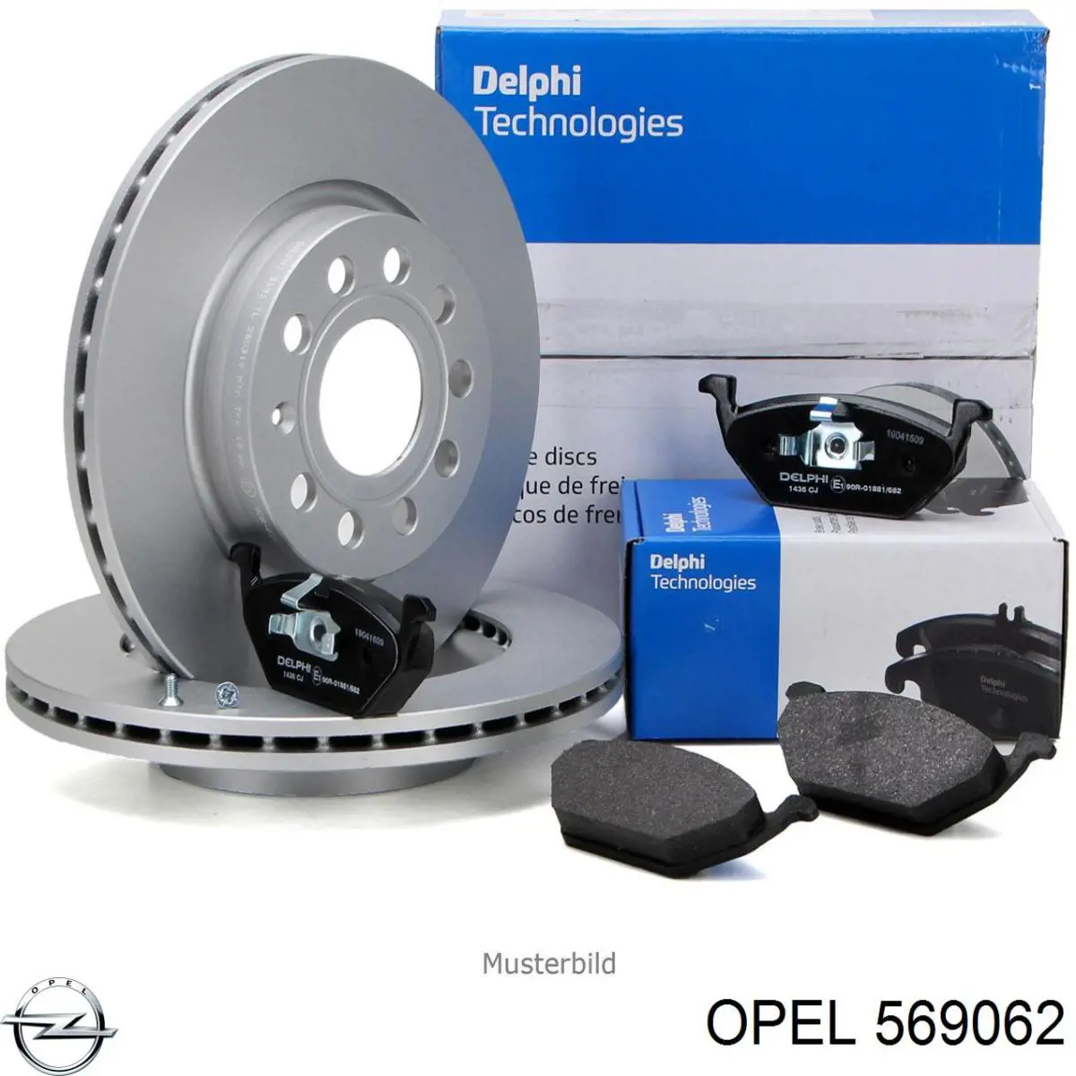 Купити 569062 Opel Диск заднього гальма