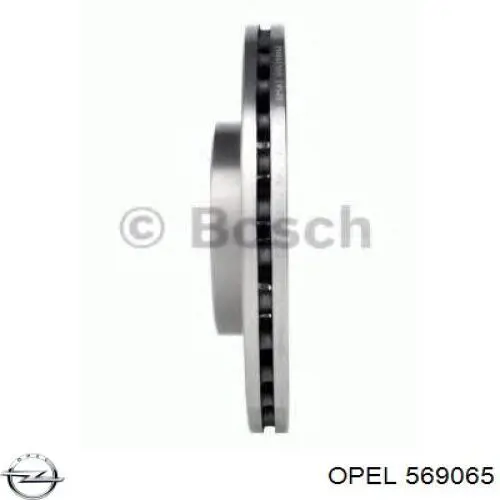 Диск гальмівний передній Opel 569065