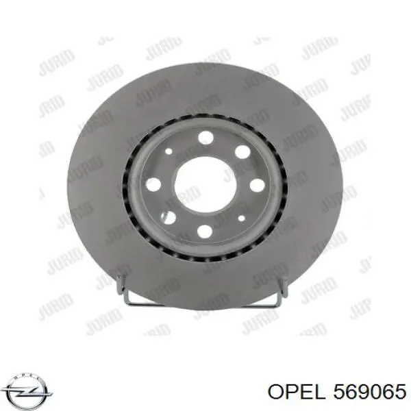 569065 Opel Гальмо дискове переднє