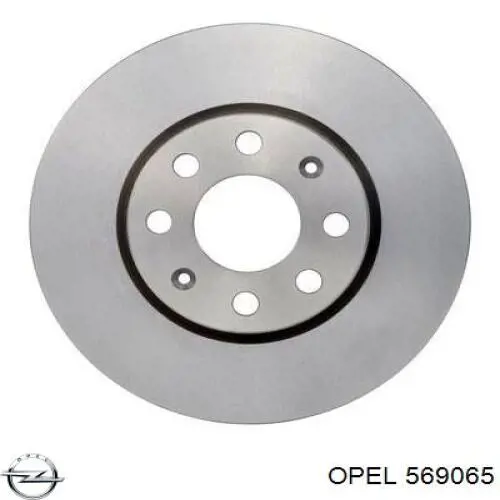 Купити 569065 Opel Ротор гальмівний