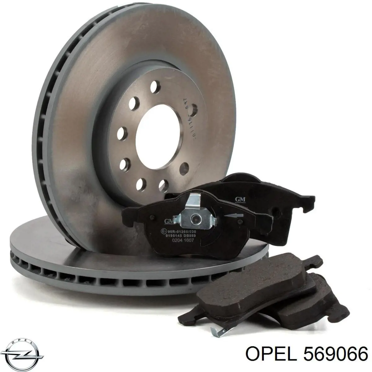 Гальмівні диски передні 569066 Opel