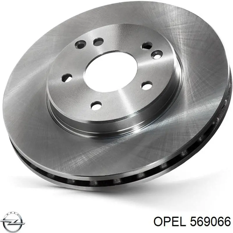 Диск гальмівний передній Opel 569066