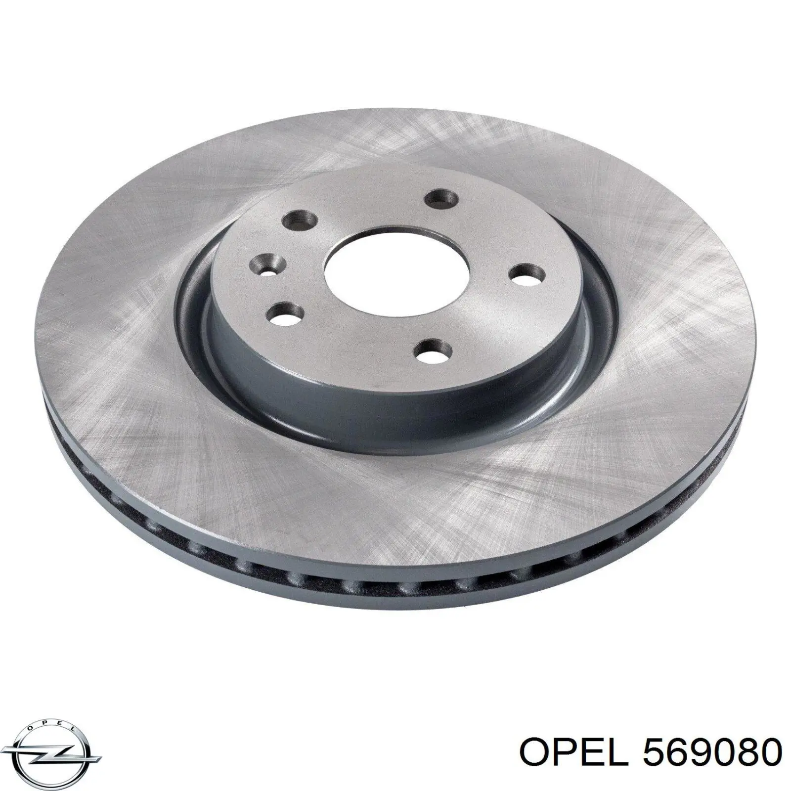 569080 Opel диск гальмівний передній