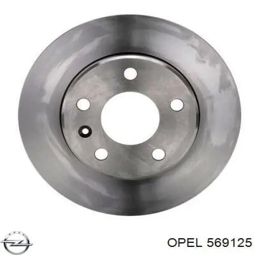 Задні дискові гальма Opel 569125 ціна, від 25.31 USD