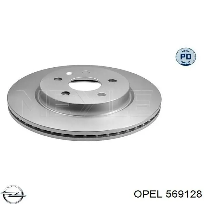 Задні дискові гальма Opel 569128 ціна, від 62.60 USD