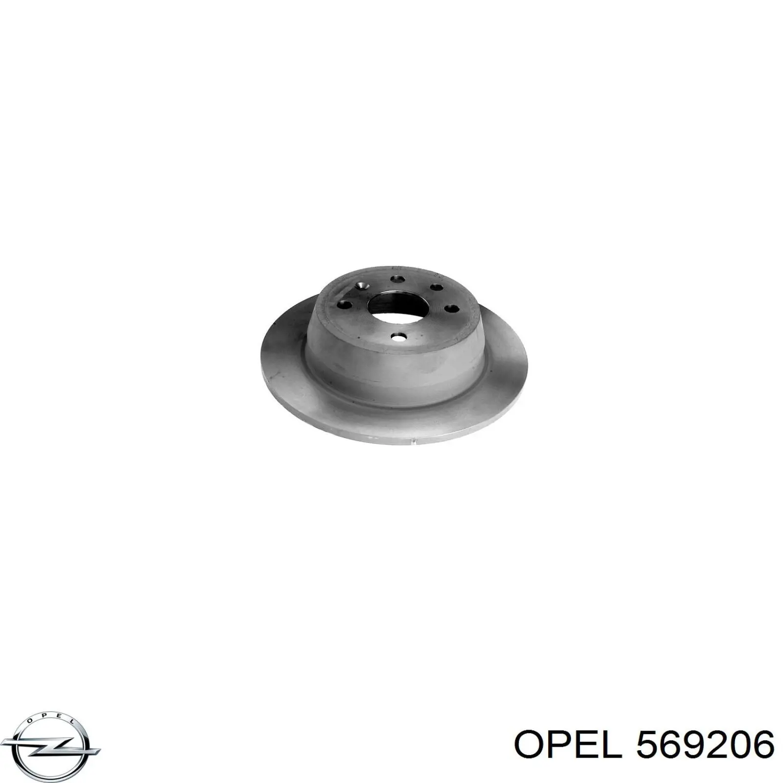 Купити 569206 Opel Диск заднього гальма