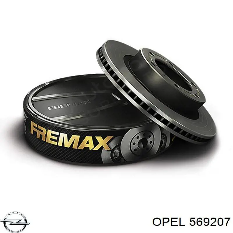 Купити 569207 Opel Диск заднього гальма