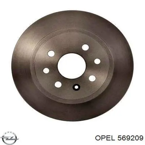 Купити 569209 Opel Диск заднього гальма