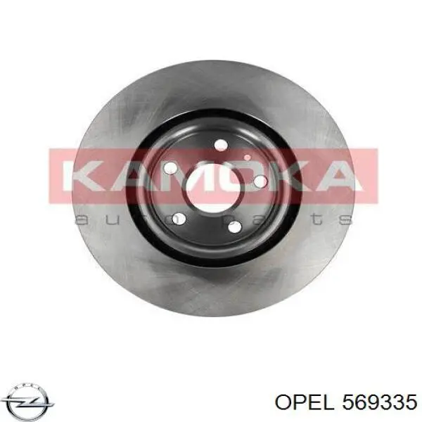 Диск гальмівний передній Opel 569335