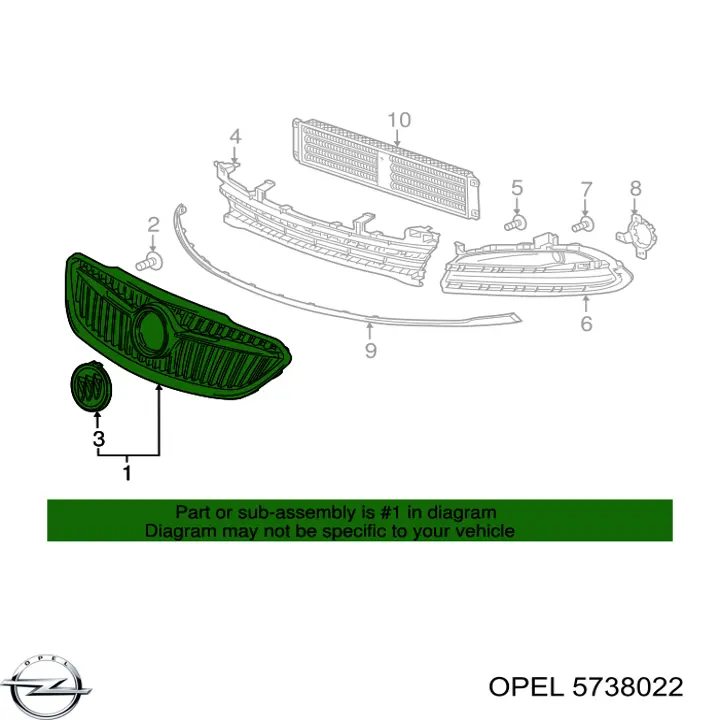 Купити 5738022 Opel Привід управління механізмом перемикання передач
